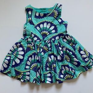 Teal Key Hole Back Dress